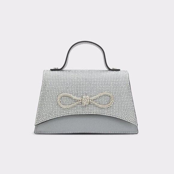 NWT Aldo Rhinestone Papionne Top-handle Bag - Picture 1 of 14